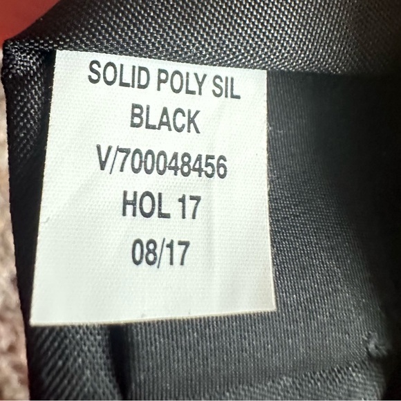 Banana Republic black tie, silk and polyester mix - Picture 3 of 4